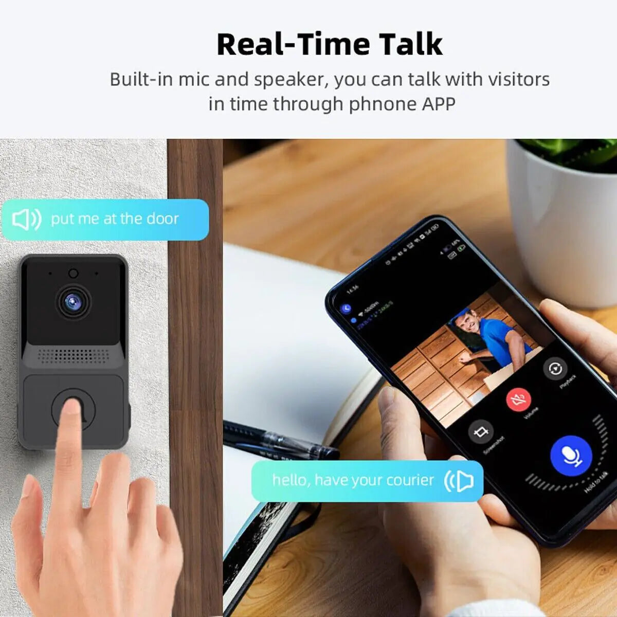 Perro Amsterdam x Smart Wireless WiFi Deurbel